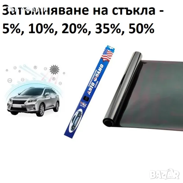 Фолио затъмняване 75см х 3м 5,10,20,35,50%, снимка 1