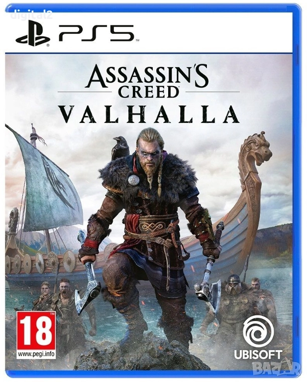 Assassin's Creed Valhalla (PS5) / PS5 / Игра / Нова Запечатана , снимка 1