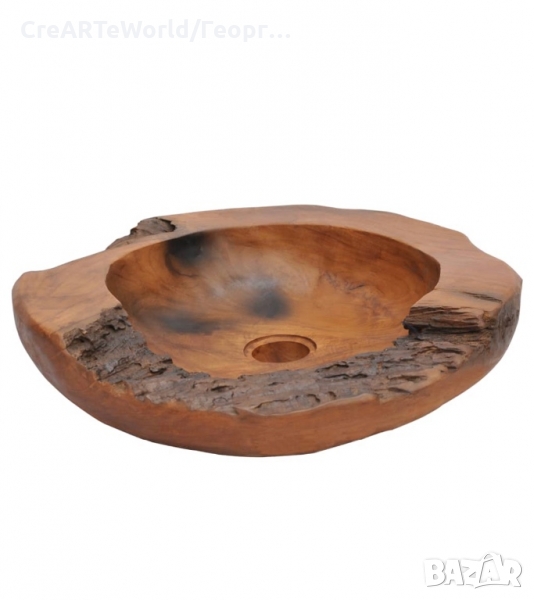Умивалник за баня мивка за баня ,дървена мивка, снимка 1