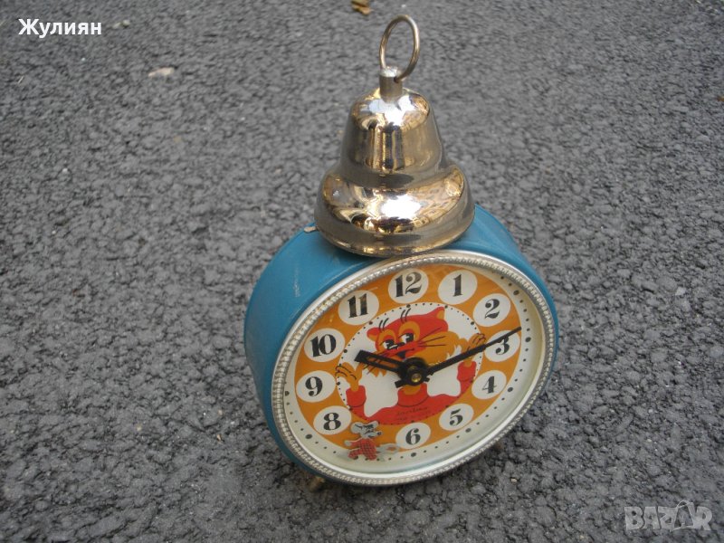 КОЛЕКЦИОНЕРСКИ АНИМИРАН БУДИЛНИК ЯНТАР КОТАРАКА ЛЕОПОЛД , снимка 1