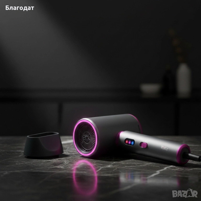 Сешоар Voltz, 2200W – Мощно сушене, лесно управление и прецизен контрол всеки ден, снимка 1