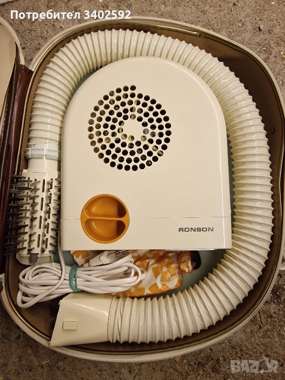 Сешояр с надуваема каска и четка, снимка 1