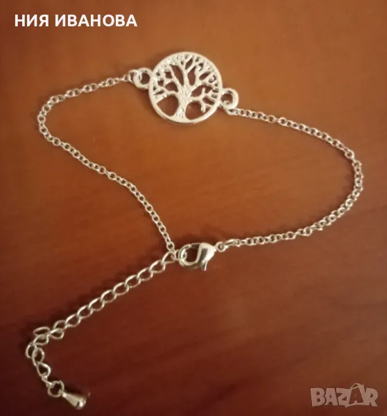 Гривна цвят сребро, снимка 1