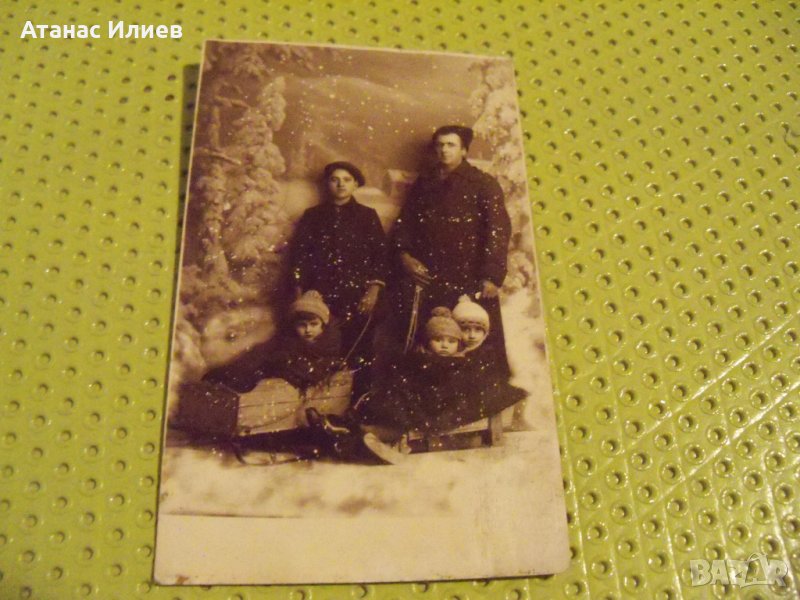 Красива стара зимна картичка-снимка, уникат, снимка 1
