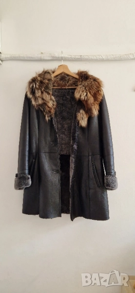 Дамски кожух естествена кожа, снимка 1