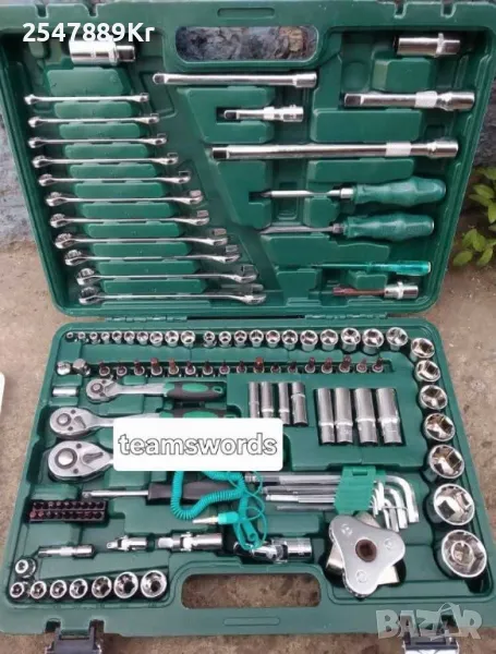 Комплект инструменти за ремонт на автомобил, 121 части, снимка 1