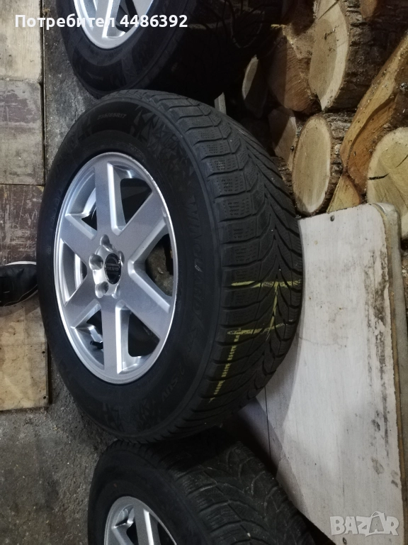 Джанти -17 цола със зимни гуми 235/65/17-5Х108, снимка 1