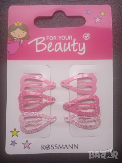 Комплект от 6 бр. нови детски фиби, аксесоари за коса - Произведени в Германия, снимка 1