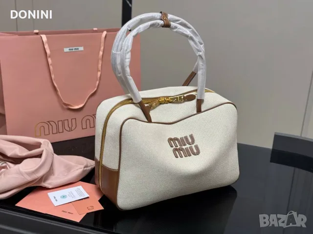 Miu Miu Beau дамска чанта от естествена кожа, снимка 2 - Чанти - 55891817