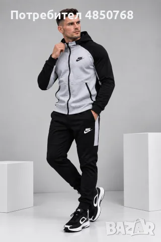 мъжки памучен екип Nike, снимка 2 - Спортни дрехи, екипи - 56259120