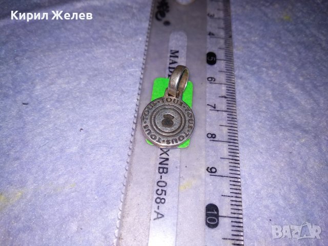 TOUS 925 ЛУКСОЗЕН МАРКОВ БУТИКОВ ДИЗАЙНЕРСКИ СРЕБЪРЕН МЕДАЛЬОН СРЕБРО 925 ОРИГИНАЛНО БИЖУ 35460, снимка 10 - Колиета, медальони, синджири - 39373463