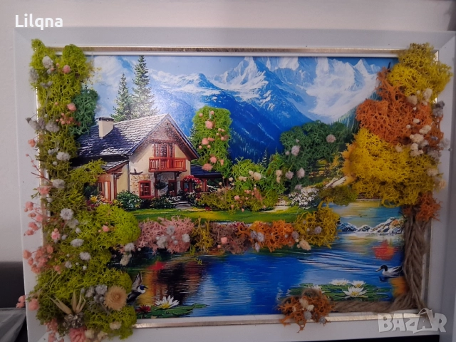 Картина от скандинавски мъх, снимка 9 - Картини - 52308813
