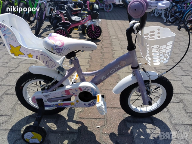 BYOX Велосипед 12" PRINCESS виолет, снимка 2 - Велосипеди - 53531712