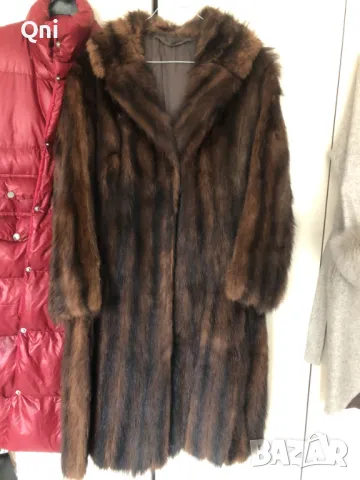 Кожено палто от лисица М/Л/ХЛ, снимка 2 - Палта, манта - 48039447