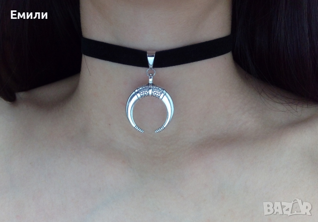  Чокър с луна , снимка 1