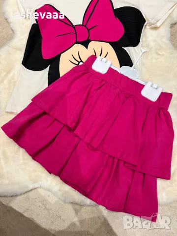 Детски троен комплект Мини Маус циклама🩷 ПОСЛЕДЕН, снимка 5 - Детски комплекти - 46726314