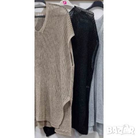 Плажна туника – Лека, стилна и комфортна защита за плажа, снимка 5 - Туники - 49977752