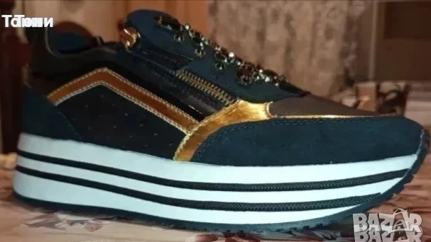  GEOX RESPIRA Оригинал Италиански Дамски Маратонки Изцяло от Естествена Кожа Нови 39, снимка 4 - Маратонки - 53485476