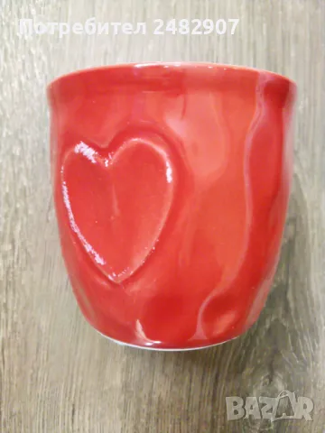 Малка керамична кашпа, снимка 4 - Декорация за дома - 49513037