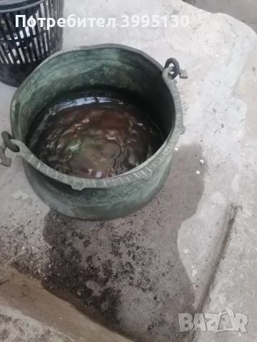 Старо медно котле 15л, снимка 6 - Антикварни и старинни предмети - 56183112