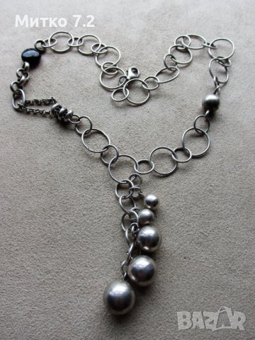 Дамско сребърно колие - 4, снимка 3 - Колиета, медальони, синджири - 40801405