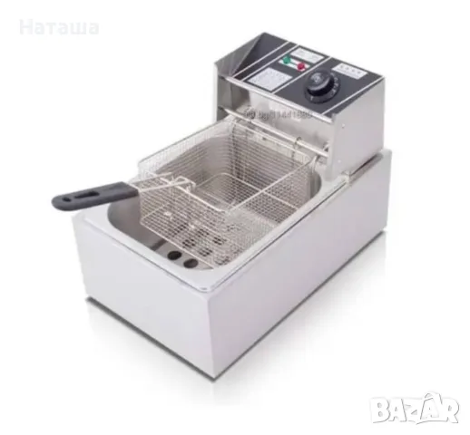 Професионален фритюрник 6L / 2500W - неръждаема стомана