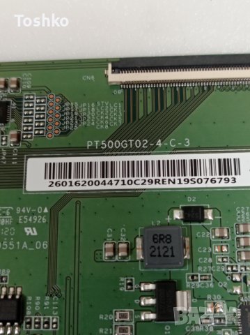 TCON BOARD PT500GT02-4-C-3, снимка 2 - Части и Платки - 39350862