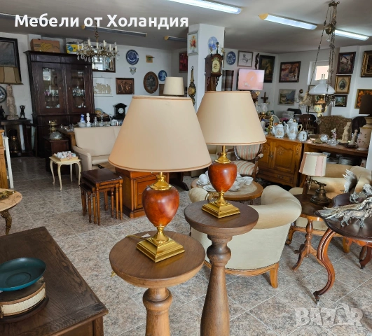 Двойка настолни лампи, снимка 5 - Настолни лампи - 53073946