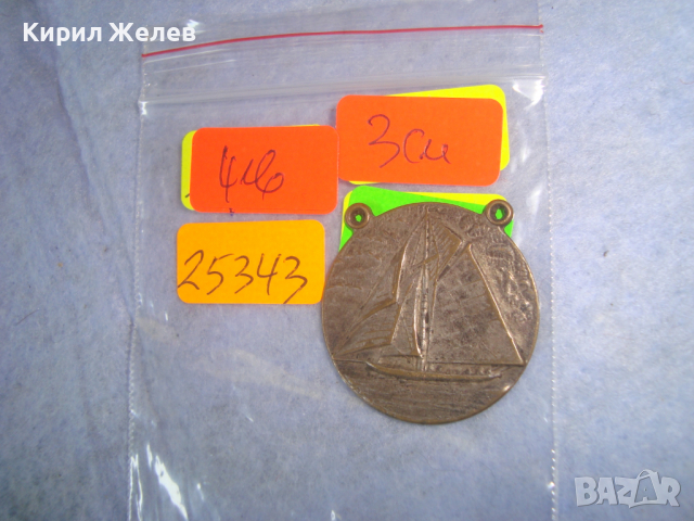 СТАРА БРОНЗОВА РЕЛЕФНА ПОСРЕБРЕНА АРТ ВИСУЛКА ПЛАТНОХОД КОРАБ МАЙСТОРСКА ИЗРАБОТКА 25343, снимка 3 - Антикварни и старинни предмети - 36224428