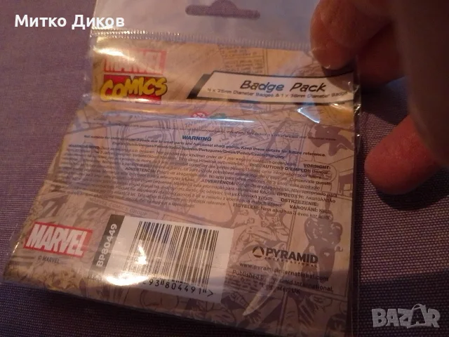 Iron Man, Spider-Man, Hulk и Black Widow значки нови на Piramid, снимка 4 - Фигурки - 56260320