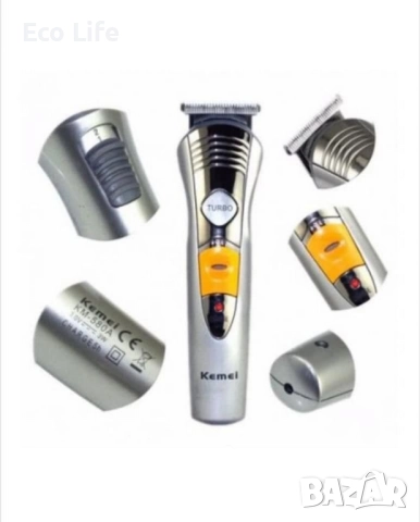 Машинка за бръснене и подстригване 7в1 Kemei KM-580А, снимка 8 - Машинки за подстригване - 52346557