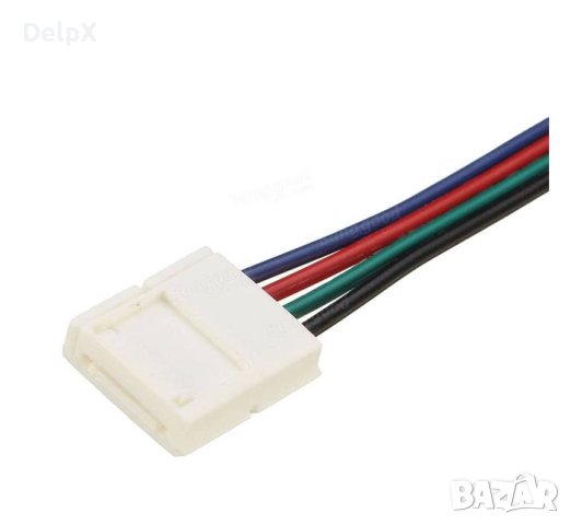 Конектор/накрайник за LED RGB лента 10mm, снимка 1