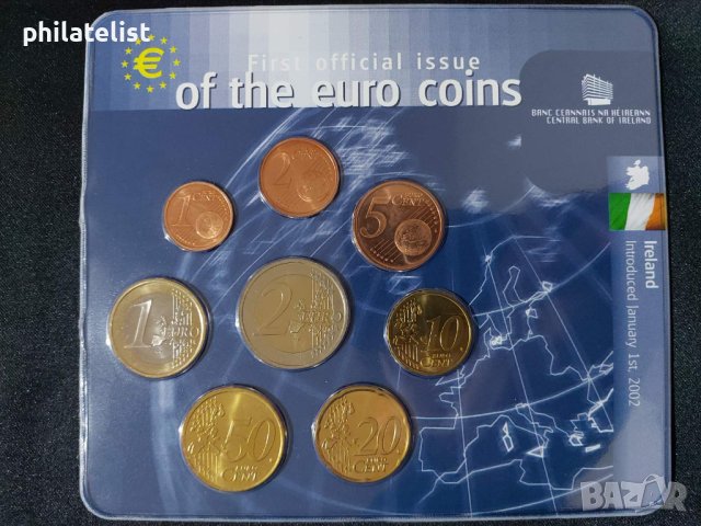 Ирландия 2002 - Евро сет - комплектна серия от 1 цент до 2 евро, снимка 2 - Нумизматика и бонистика - 44312761
