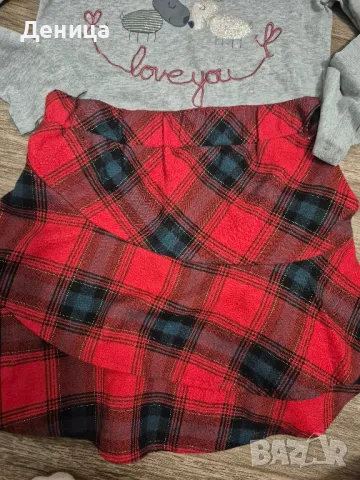 детски лот от пола и блузка, снимка 2 - Детски рокли и поли - 48085663