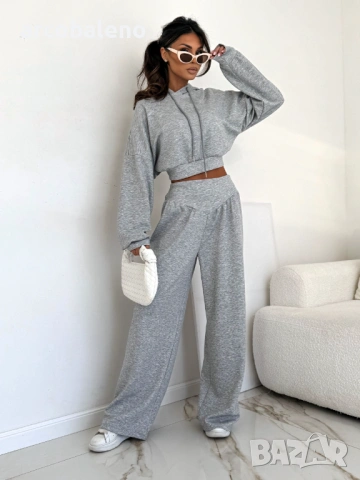 Елегантен дамски комплект от две части, 4цвята , снимка 3 - Комплекти - 53638761