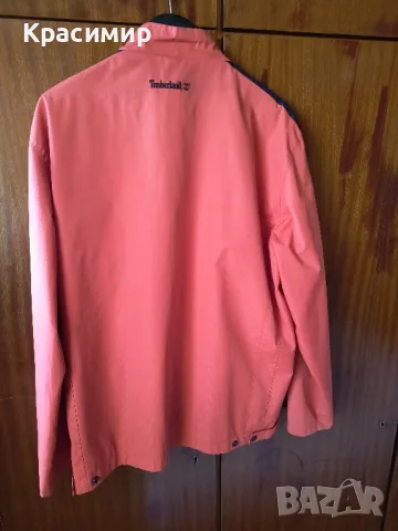 Лятно късо яке Timberland, цвят корал, снимка 4 - Якета - 50353796