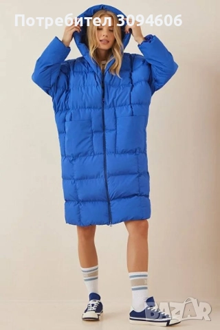 Дълго дамско яке , снимка 2 - Якета - 52313397