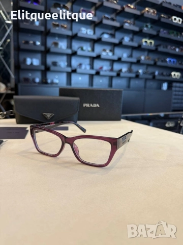 очила с черен обикновен калъф и Ув защита prada, снимка 8 - Слънчеви и диоптрични очила - 52415798