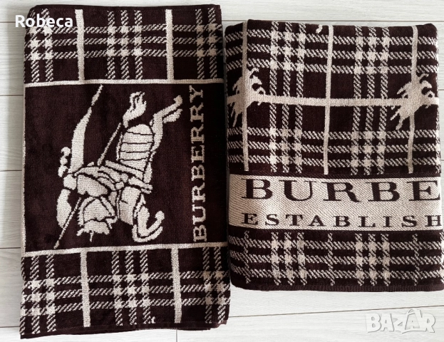 Луксозни плажни кърпи BURBERRY, снимка 2 - Хавлиени кърпи - 52319217