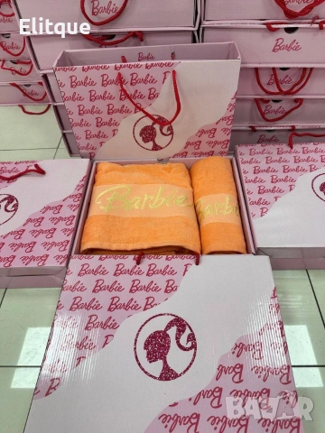 хавлиени кърпи 2 броя 50*90 70*140 %100 памук Gucci barbie hermes Christian Dior , снимка 6 - Други стоки за дома - 52907631