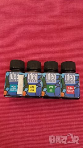 Витражна боя, стъкло, керамика Италия. , снимка 3 - Ученически пособия, канцеларски материали - 41884259