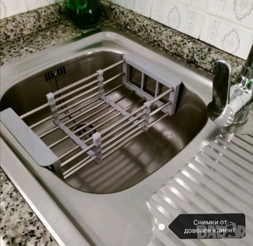 Разтегателен сушилник за мивка , снимка 6 - Аксесоари за кухня - 41864323