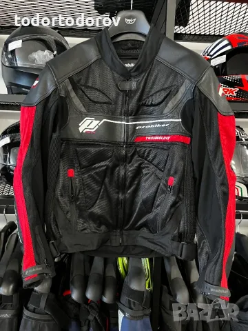Мото яке PROBIKER PR-X 2.0,естесвена koжа и текстил,56-XL,протектори 75 €