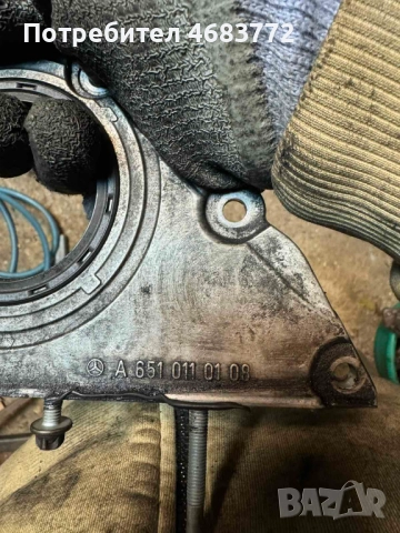 Капак със семина за двигател на Мерцедес Mercedes 2.2Cdi само за 50лв. A6510110108, снимка 3 - Части - 52804918