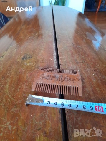 Стар дървен гребен #2, снимка 4 - Други ценни предмети - 44326623