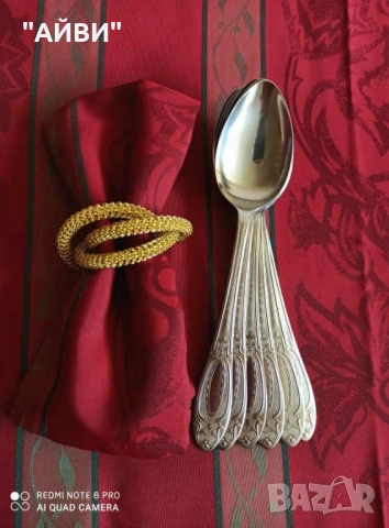 Старинни нови лъжици, снимка 2 - Прибори за хранене, готвене и сервиране - 52188254