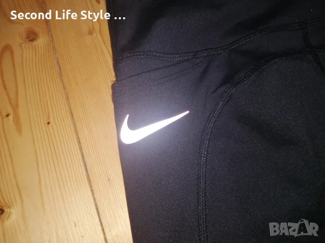 Nike Dri-FIT оригинален дамски клин под коляното - капри панталон р-р XS, снимка 15 - Клинове - 55730375