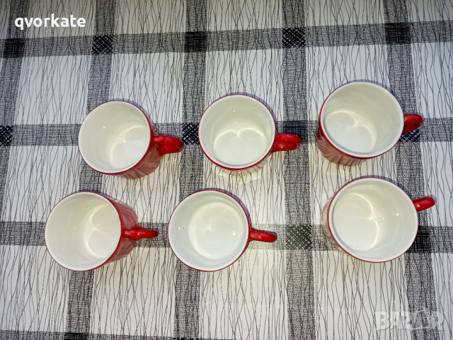 Комплект порцеланови чаши и чинии , снимка 5 - Чаши - 44697577