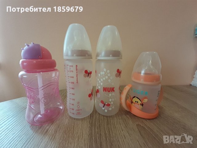 Бебешки шишета NUK, снимка 2 - Прибори, съдове, шишета и биберони - 34089058