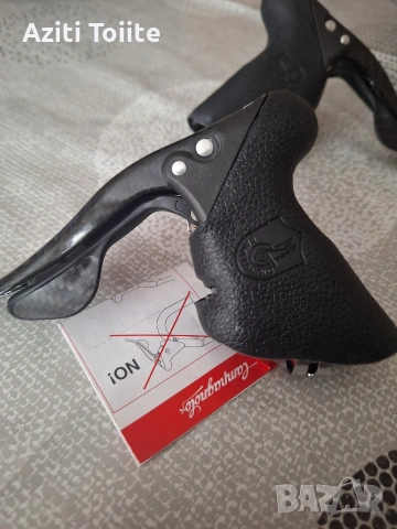 campagnollo Record ergopower control levers 10 speed, снимка 6 - Части за велосипеди - 53578509